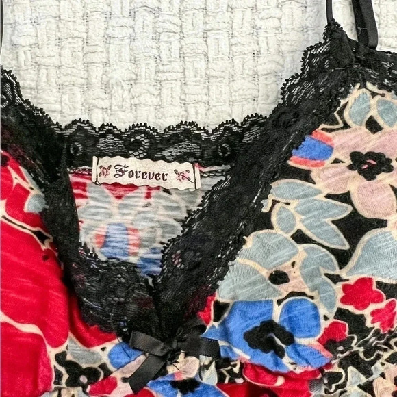 Y2K Forever 21 Babydoll Tank Top - Picture 2 of 6